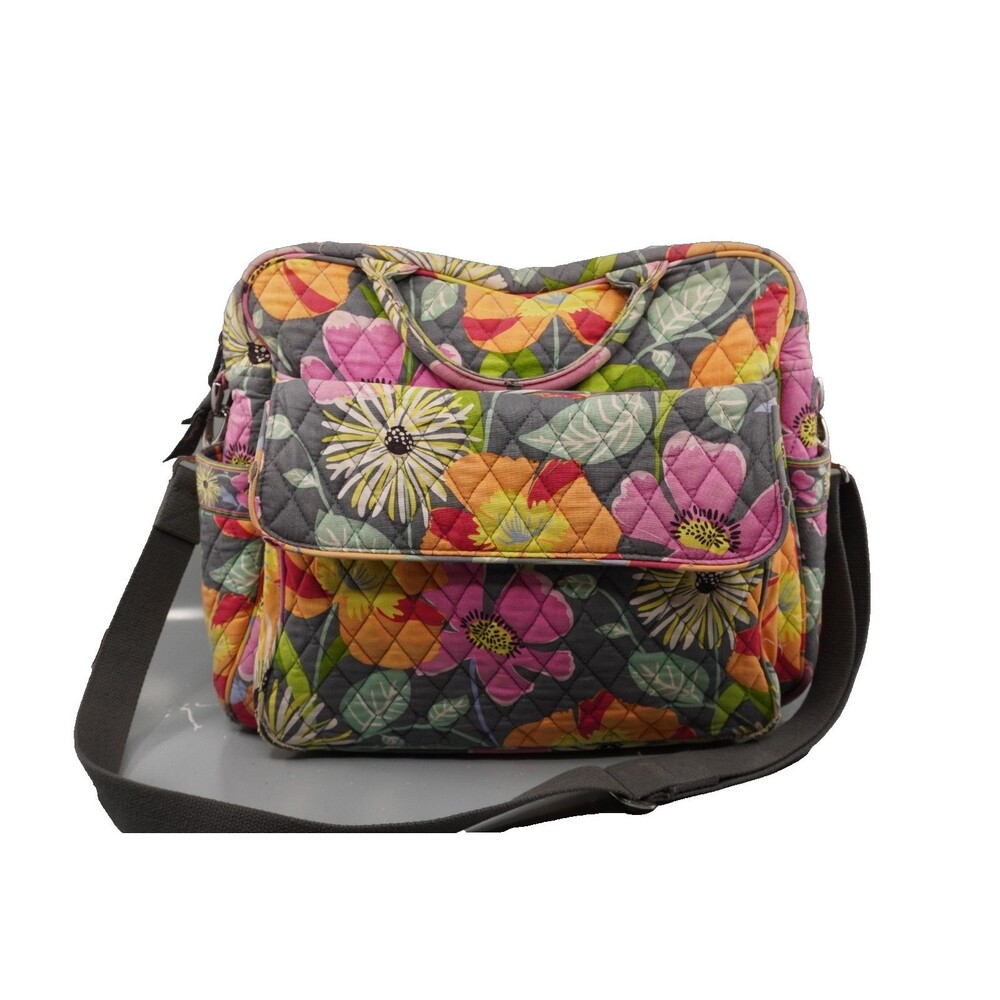 Vera Bradley Jazzy Blooms Diaper Bag Quilted Floral Waterproof Liner Retired